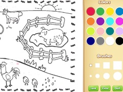 leikur Farming Coloring Book For Kids