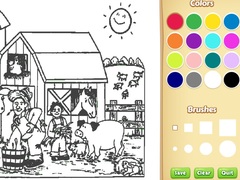 leikur Farm Coloring Book For Kids