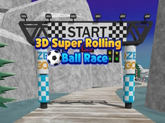 leikur 3D Super Rolling Ball Race