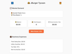 leikur Jburger Tycoon