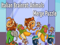 leikur Italian Brainrot: Animals Merge Puzzle