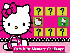leikur Cute Kitty Memory Challenge