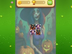leikur Halloween Witch Memory Match