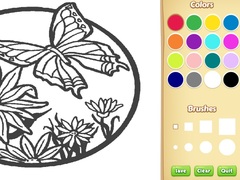 leikur Butterfly Coloring Book For Kids