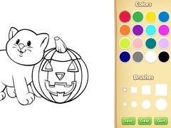 leikur Halloween Coloring Book