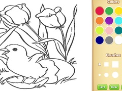 leikur Flowers Coloring Book For Kids