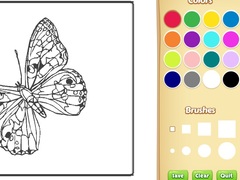 leikur Butterflies Coloring Book for Kids