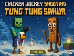 leikur Chicken Jockey Shooting Tung Tung Sahur