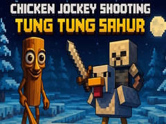 leikur Chicken Jockey Shooting Tung Tung Sahur