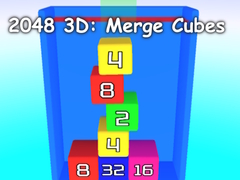 leikur 2048 3D: Merge Cubes