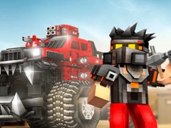 leikur Blocky Cars: Car Battle