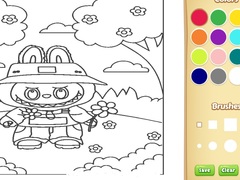 leikur Labubu Coloring Book For Kids