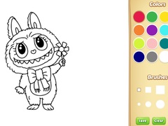 leikur Labubu Doll Coloring Book for Kids