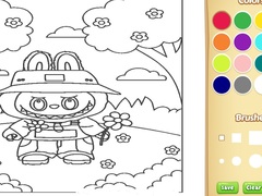 leikur Cute Labubu Coloring Book for Kids