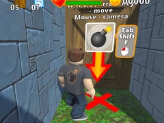 leikur Obby: Bomberman