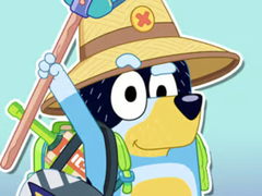 leikur Jigsaw Puzzle: Bluey Happy Father's Day