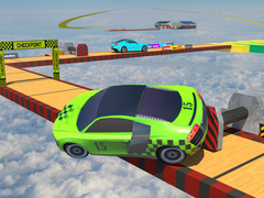 leikur Real Impossible Sky Tracks Car Driving