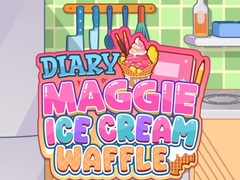 leikur Diary Maggie: Ice Cream Waffle