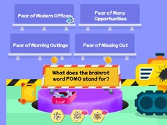 leikur Kids Quiz: Brainrot Words Quiz