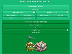 leikur Pepecoin Miner Idle Simulator