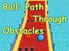 leikur Ball: Path Through Obstacles