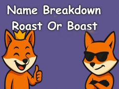leikur Name Breakdown Roast Or Boast