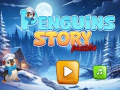 leikur Penguins Story Puzzle
