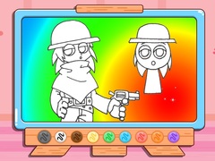 leikur Coloring Book: Sprunki Tunner