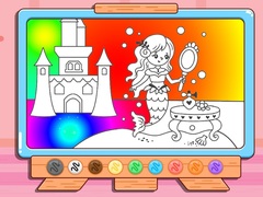 leikur Coloring Book: Mermaid Makeup