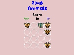 leikur 2048 Animals