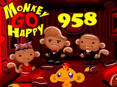 leikur Monkey GO Happy 958
