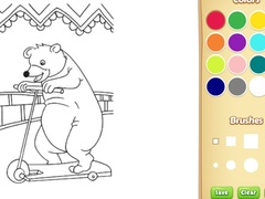 leikur Circus Animals Coloring Book