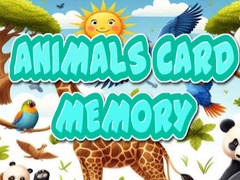 leikur Animal cards memory
