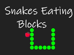 leikur Snakes Eating Blocks