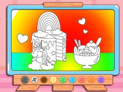leikur Coloring Book: Unicorn Chef