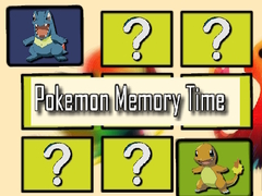 leikur Pokemon Memory Time