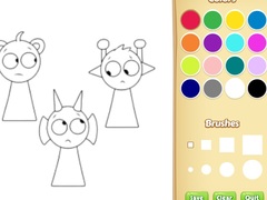 leikur Sprunki Coloring Pages