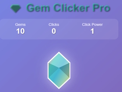 leikur Gem clicker pro