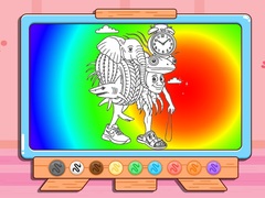 leikur Coloring Book: Brainrot Animals Merge