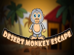 leikur Desert Monkey Escape