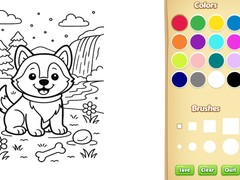leikur Dog Coloring Book