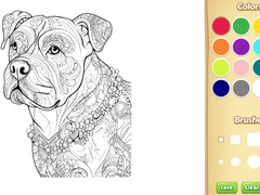 leikur Dog Coloring Book for Adults