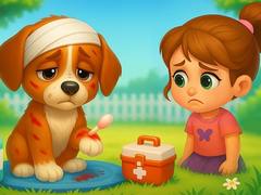 leikur Lost Puppy Rescue and Care