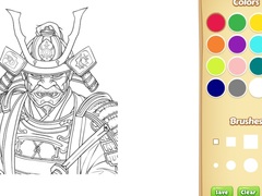 leikur Samurai Coloring Book