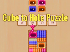 leikur Cube to Hole Puzzle