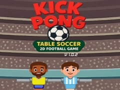 leikur Kick Pong Table Soccer