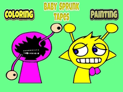 leikur Coloring Baby Sprunk tapes Painting