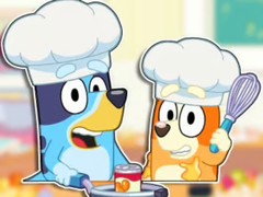 leikur Jigsaw Puzzle: Bluey & Bingo Fancy Cooking