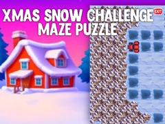 leikur Xmas Snow Challenge Maze Puzzle