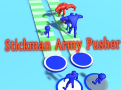 leikur Stickman Army Pusher